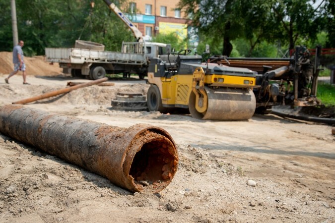 В Благовещенске на полторы недели перекрыли для движения перекресток Калинина  Октябрьская