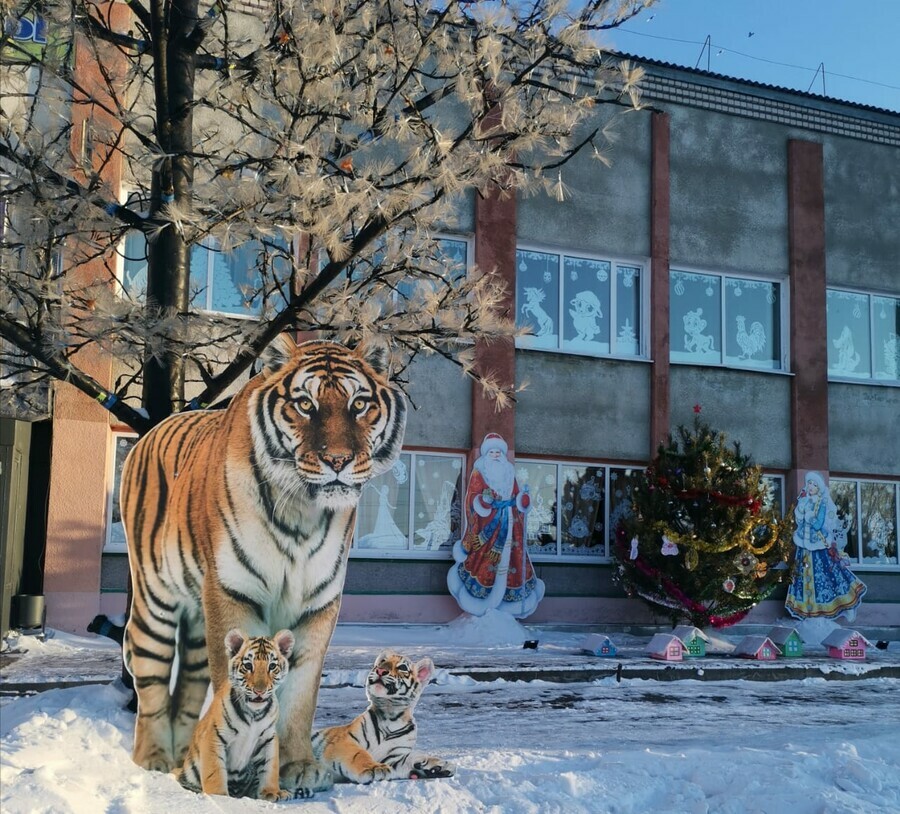 Праздник к нам приходит Жители амурского села восхитились праздничным убранством