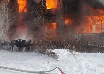 В поселке Токур где сгорел многоквартирный дом объявлен сбор помощи