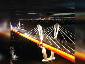 Шикарный вид на уникальный проект ночные фото международного моста через Амур