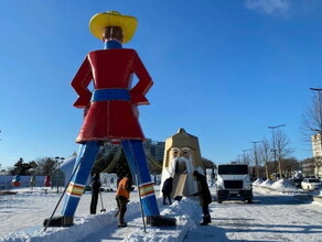 В Благовещенске 7 февраля начнут демонтировать снежный городок