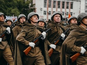 Парад Победы под дождем Как это было