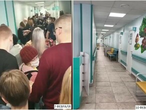 Благовещенку поразили пустые коридоры детской поликлиники
