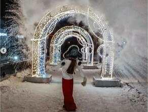 Последний новогодний вагон В парке Дружбы в Благовещенске начнется демонтаж праздничного оформленияфото