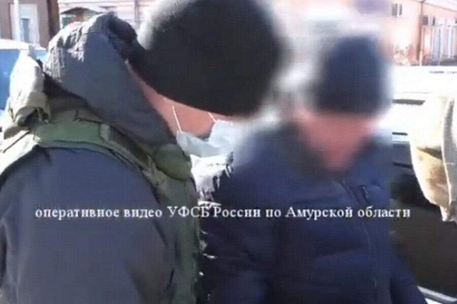 Появилось видео задержания высокопоставленного экссиловика в Приамурье 