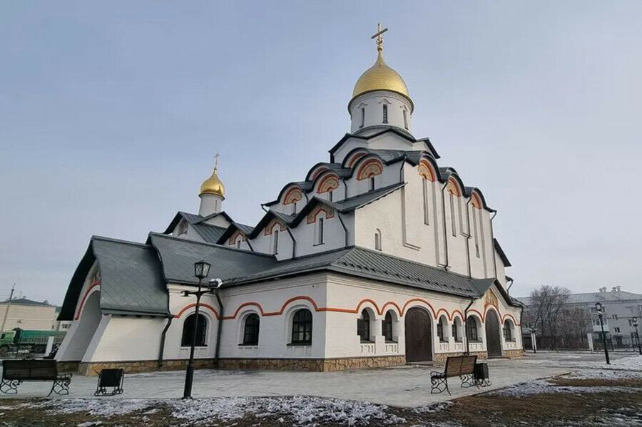 Храм в честь цесаревича Алексея сына последнего российского императора Николая II открыли в Свободном фото