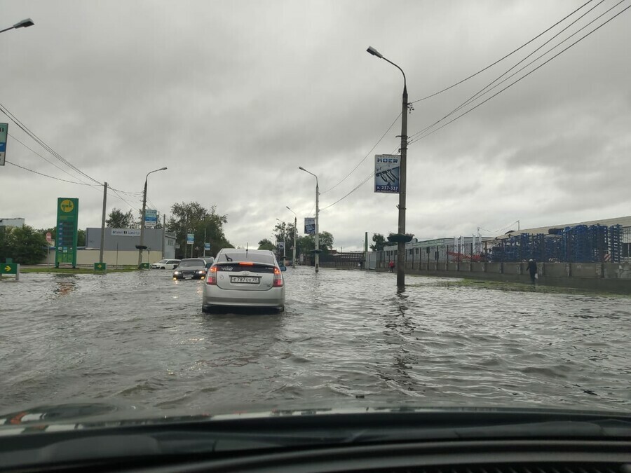 Сейчас ЧС наверное объявят территории Благовещенска сильно затопило фото