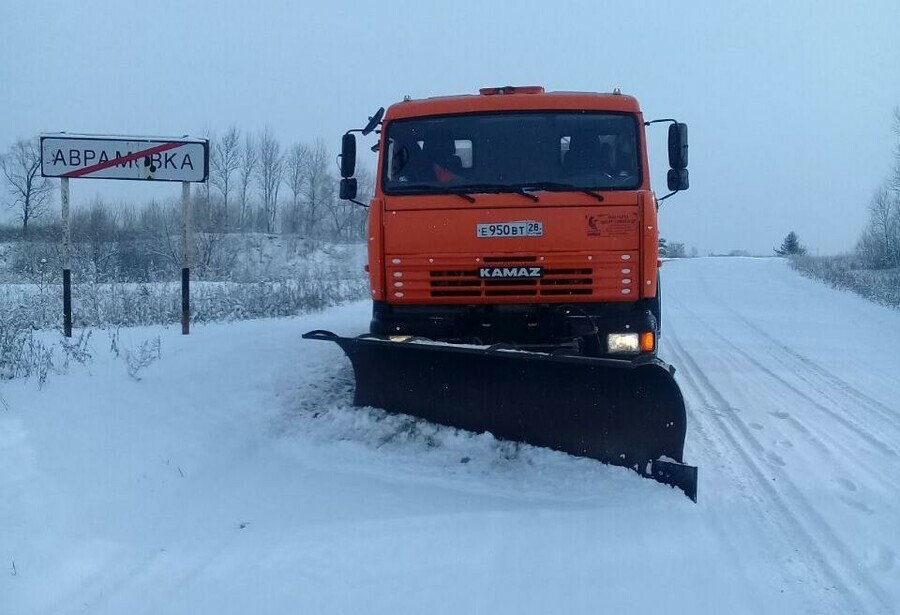 В Приамурье ждут сильный снег метель и гололед Водителей просят об осторожности