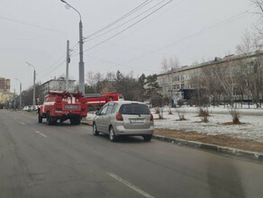 Около 16й школы в Благовещенске заметили пожарные автомобили