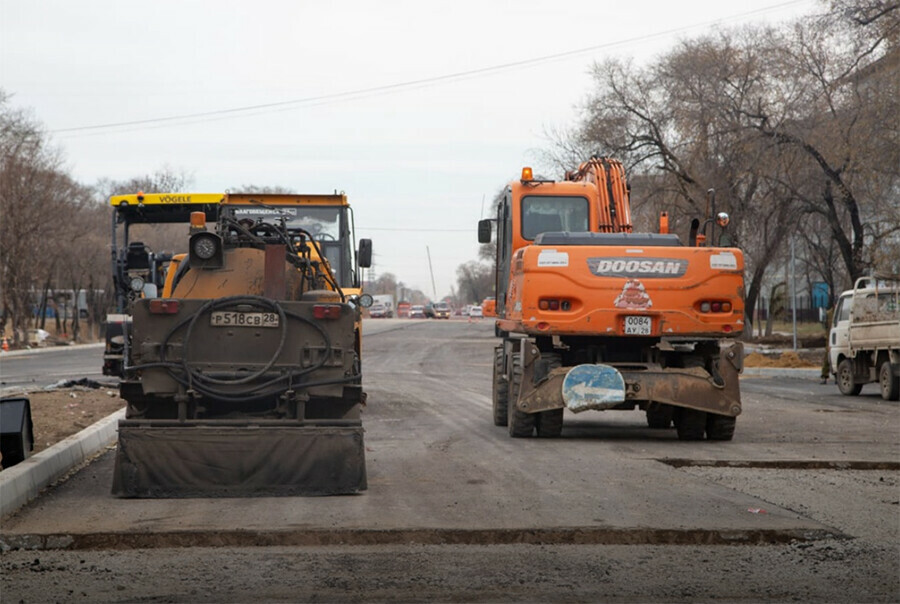 Масштабный ремонт дорог в Благовещенске начнется в апреле 