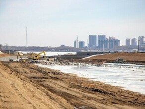 Успеть до возможного паводка как в Благовещенске идут работы по берегоукреплению Амура