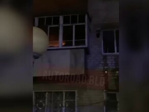 В Благовещенске на Калинина  Ломоносова ночью горел многоквартирный дом