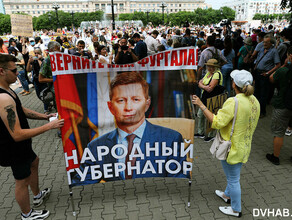 В Хабаровске проходит традиционное субботнее шествие в поддержку Сергея Фургала