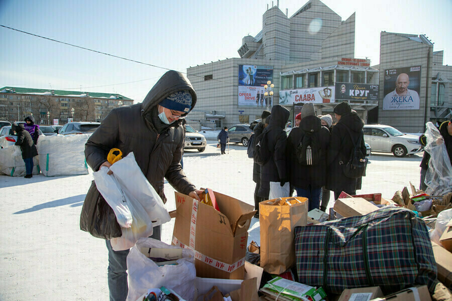 Благовещенцы сдающие вторсырье получат ценные призы