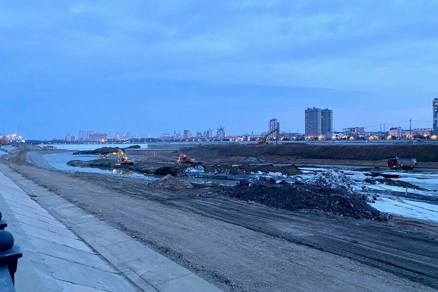 На берегоукрепление и строительство набережной Амура в Благовещенске направят 16 миллиарда рублей