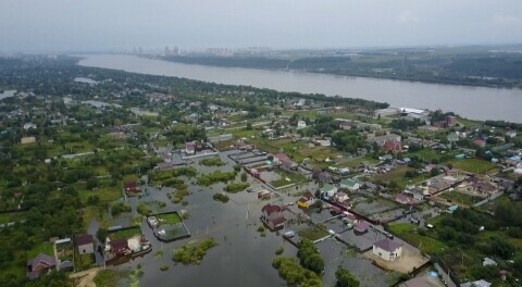 Меньше не становится в Верхнеблаговещенском воде некуда уходить