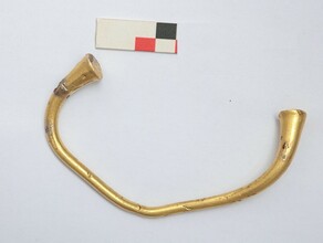 Калининградский фермер нашел в поле уникальный золотой браслет IV века фото