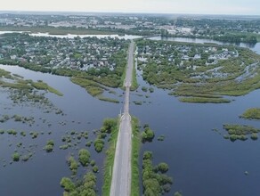 Уровень Томи в Белогорске снижается но в черте города подтоплены дома и участки 