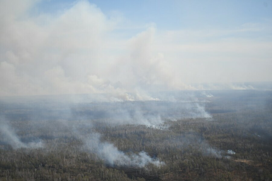 В Амурской области пять дней тушили пожар бушевавший на 10 тысячах гектаров
