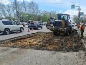 В Благовещенске в рамках ямочного ремонта заасфальтировано 4 000 квадратных метров участков дорог 