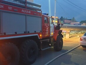 В Благовещенске загорелось кафе