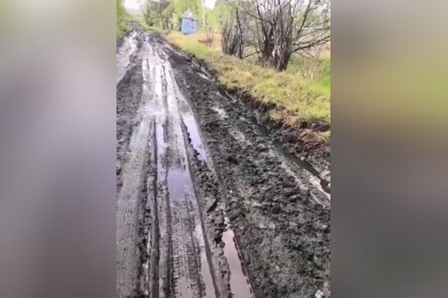 Дальше я просто не пройду амурчане показали дорогу утонувшую в грязи видео