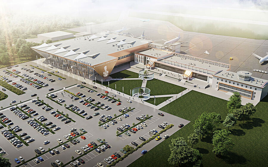 Проект развития международного аэропорта Благовещенск представили на АмурЭкспоФоруме2022 фото