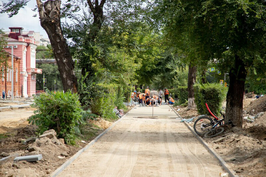 Больше трех километров тротуаров обновят в Благовещенске до сентября