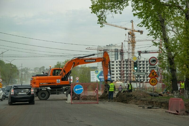 В микрорайоне Благовещенска закроют проезд в связи с обустройством канализационного коллектора