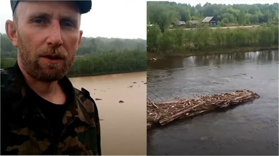 В Приамурье река чьи воды в Благовещенск несет Зея резко изменила цвет видео