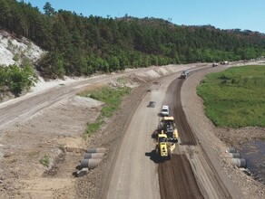 На участке автодороги БлаговещенскСвободный практически заново построили 20 километров современной трассы