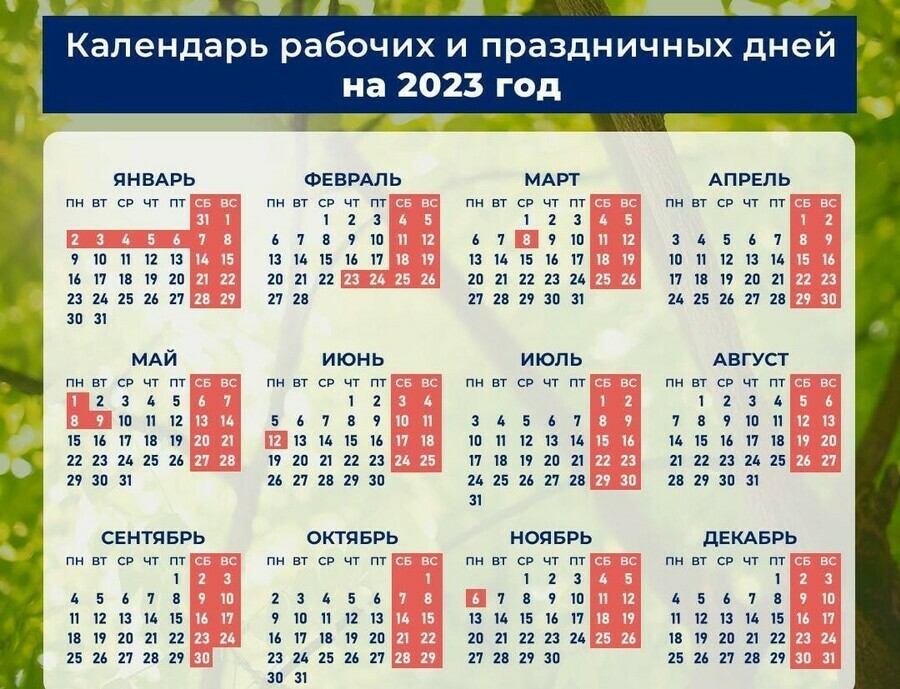 Стало известно сколько продлятся новогодние каникулы и как россияне будут отдыхать в 2023 году