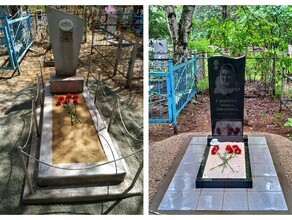 В Благовещенске на могиле знаменитой Снегурочки установили новый памятник 