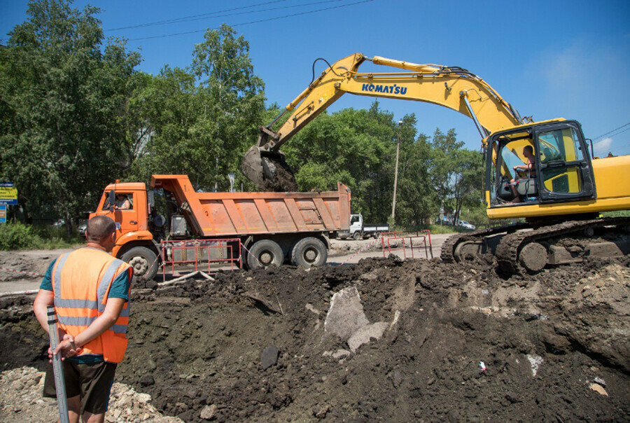 Мэр Благовещенска ремонт улицы Красноармейской затрудняют пучинистые грунты