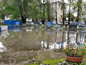 Сильнейший ливень затопил в Благовещенске детские сады школы и больницы фото