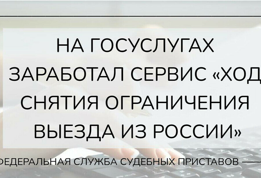 Новый сервис ФССП России поможет узнать разрешен ли должнику выезд за границу