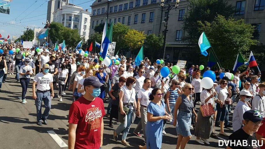 Активисты Хабаровска согласовывают шествие 70 тысяч человек в поддержку Фургала