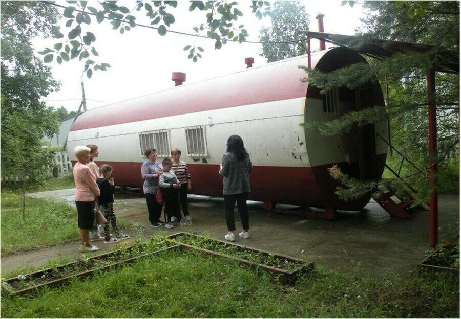 В Тынде началось туристическое паломничество к легендарной бамовской Бочке Диогена