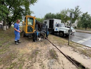 В Благовещенске меняют кабельную линию электропередачи бестраншейным способом не вскрывая грунт