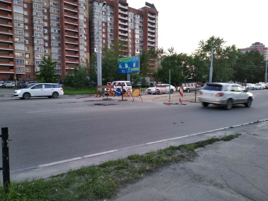 Власти Благовещенска рассказали что происходит с провалом на Игнатьевском шоссе