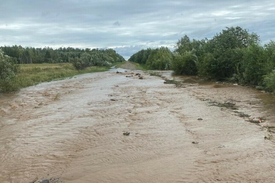 Власти Приамурья озвучили участки дорог которые пострадали при прохождении циклона фото