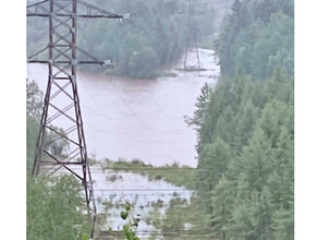 В условиях паводка энергетики Амурской области установили режим повышенной готовности