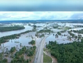 Вода вода кругом вода в Зейском районе дрон снял видео о разлившейся реке Уркан