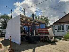 Во Владимировке организована полевая кухня для защитников села от паводка