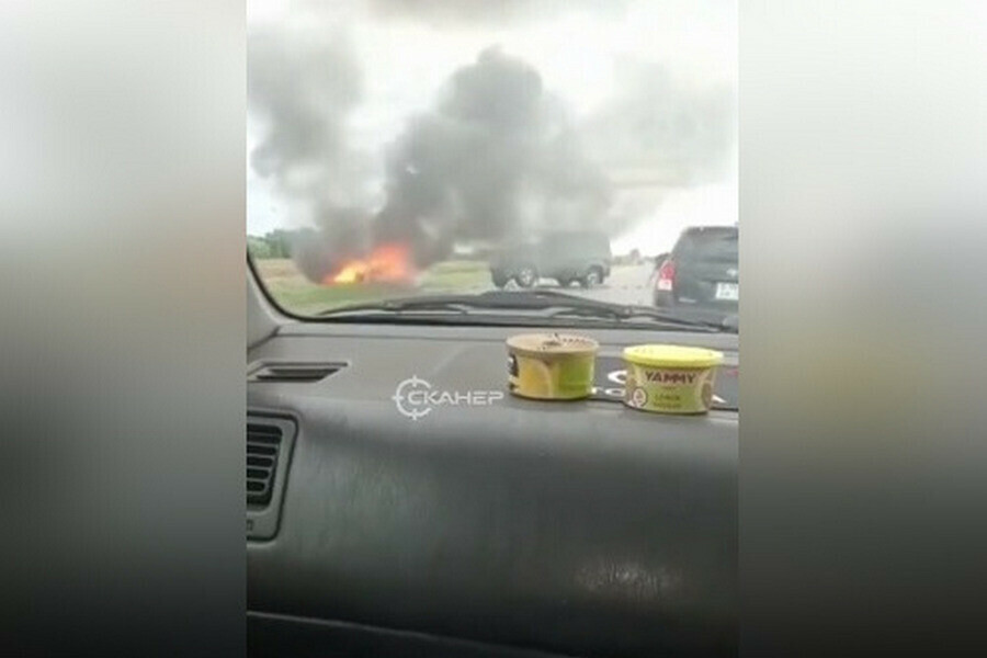 В Тамбовском районе в иномарке после ДТП сгорели люди видео