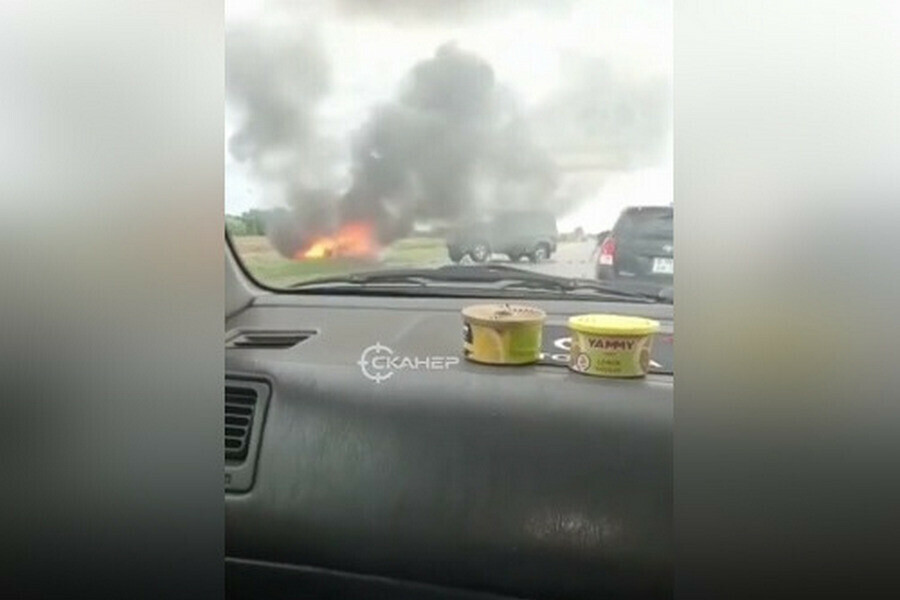 В Тамбовском районе в иномарке после ДТП сгорели люди видео