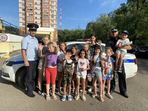 В благовещенском дворе где сбили двух маленьких пешеходов провели профилактическое мероприятие