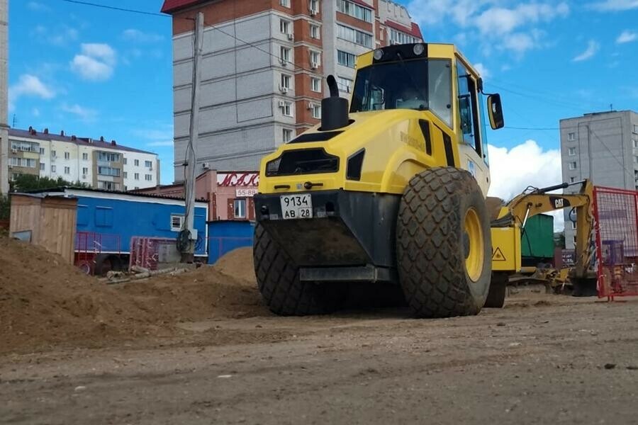 Озвучены сроки открытия в Благовещенске перекрестка Мухина  Горького 