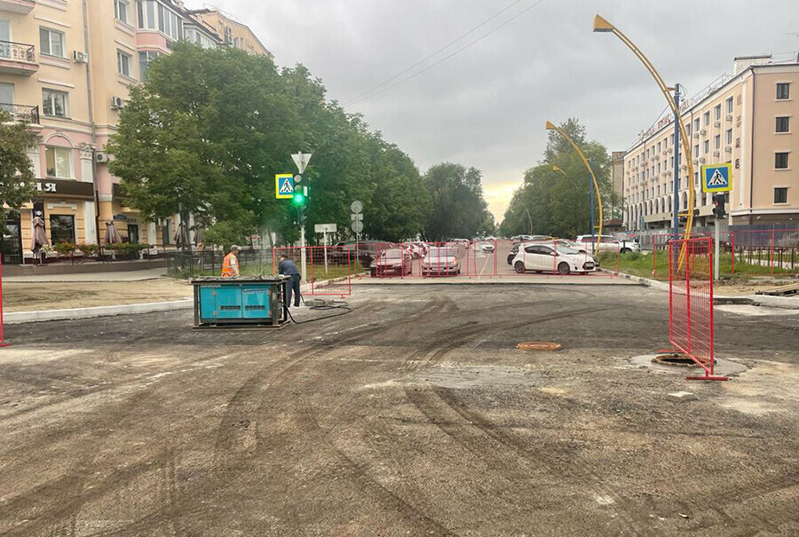 В Благовещенске близится к завершению ремонт улицы Ленина Когда откроют последний участок