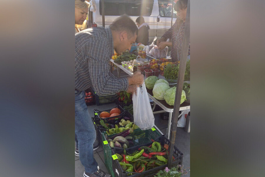 Аппетитное и вкусное Мэр Благовещенска посетил фермерский рынок фото